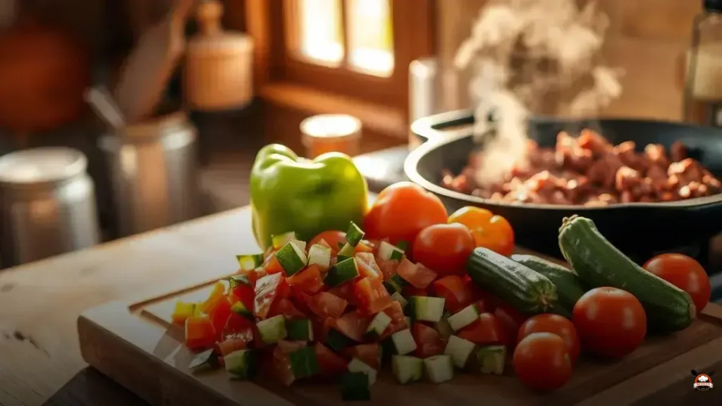 Qual verdura combina com carne moída