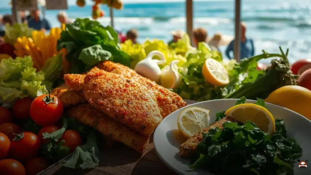 Qual verdura combina com peixe frito