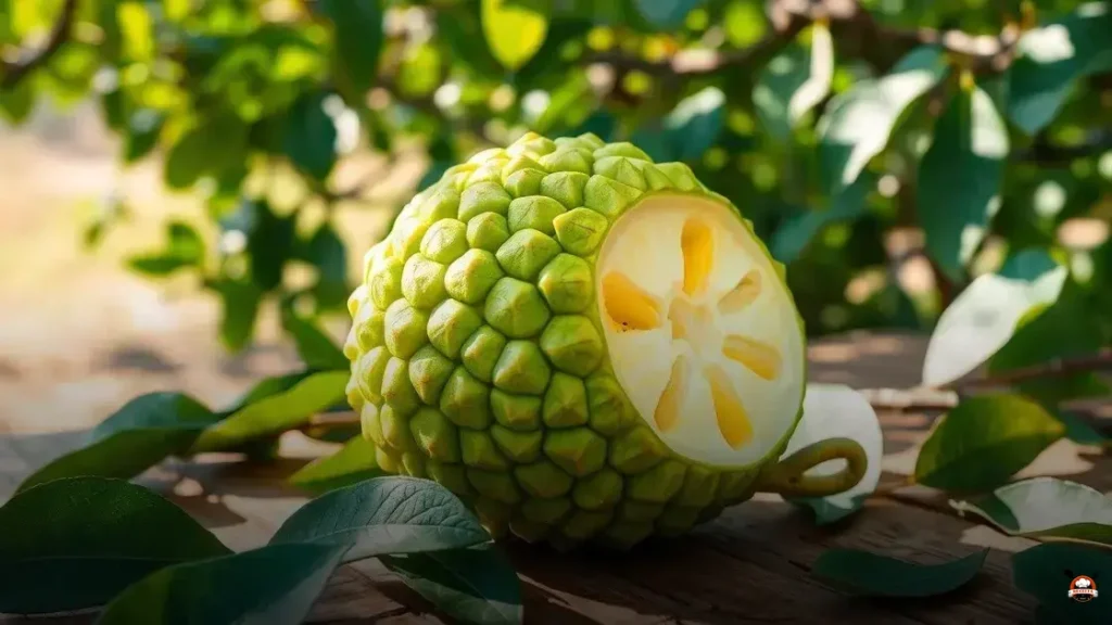 Qual vitamina a fruta do conde tem