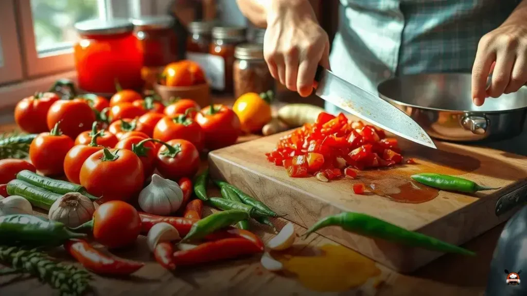 Receta de cómo hacer salsa picante