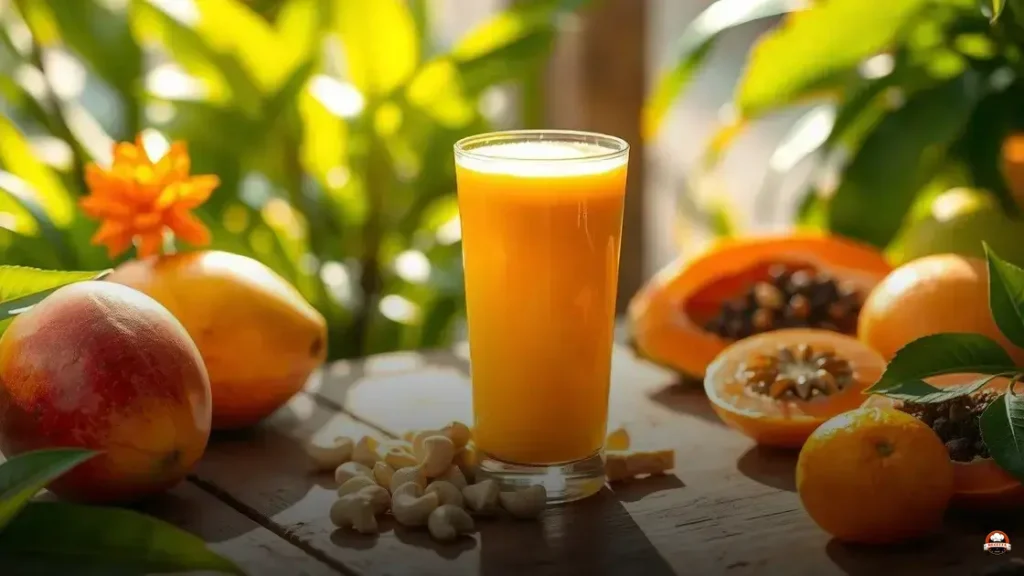 Suco de caju combina com qual fruta