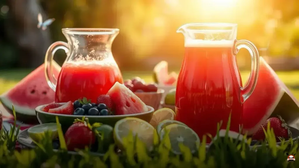 Suco de melancia combina com qual fruta