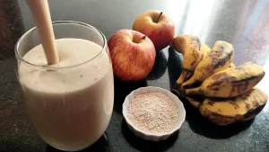 Vitamina de banana com maçã: refrescante e nutritiva delícia