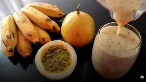 Vitamina de maracujá com banana: refresco irresistível e fácil