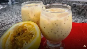 Vitamina de maracujá com leite: refresco irresistível e fácil
