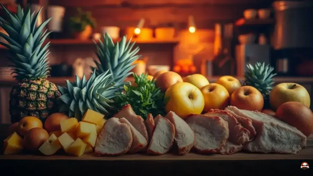 What fruit is bad with pork