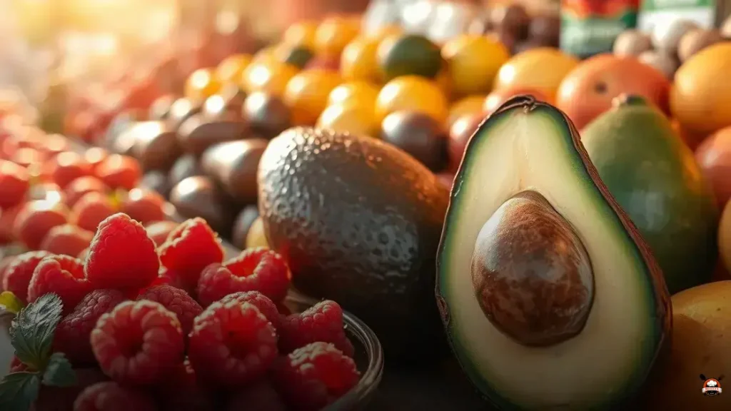 What is the fruit with the most fiber