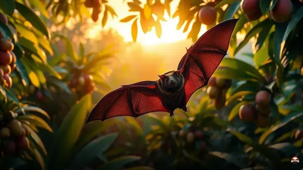 Which bat eats fruit