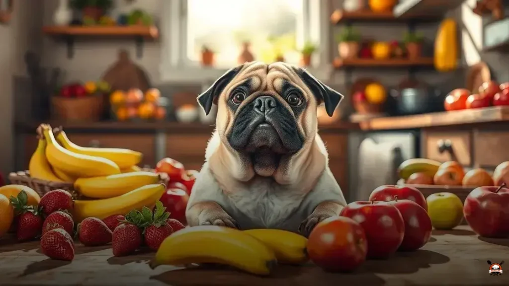 Which fruit can pugs eat