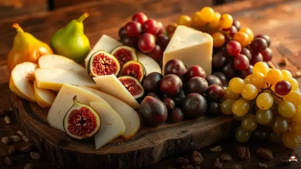 Which fruit goes with provolone