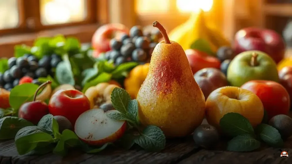 Which fruit is rich in fiber