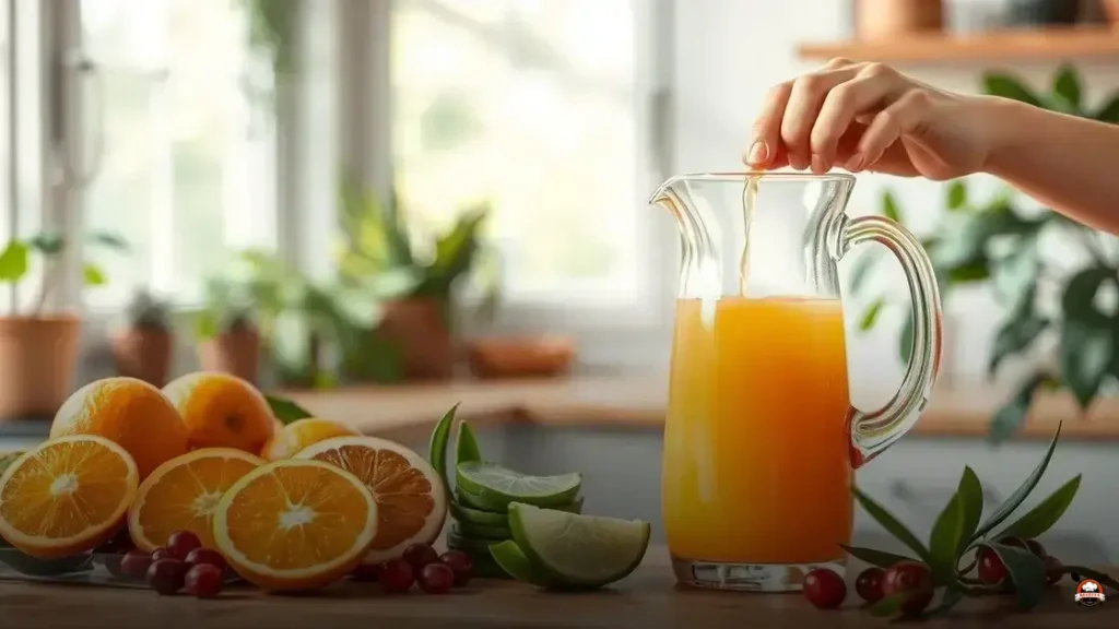 Which fruit juice can people with gastritis drink