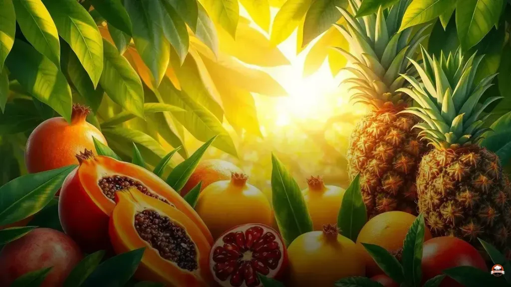 Which fruit stops menstruation