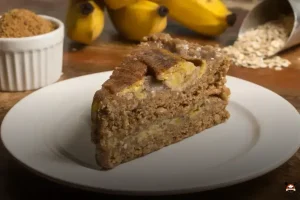 Bolo de aveia com banana na caneca: uma delícia rápida!