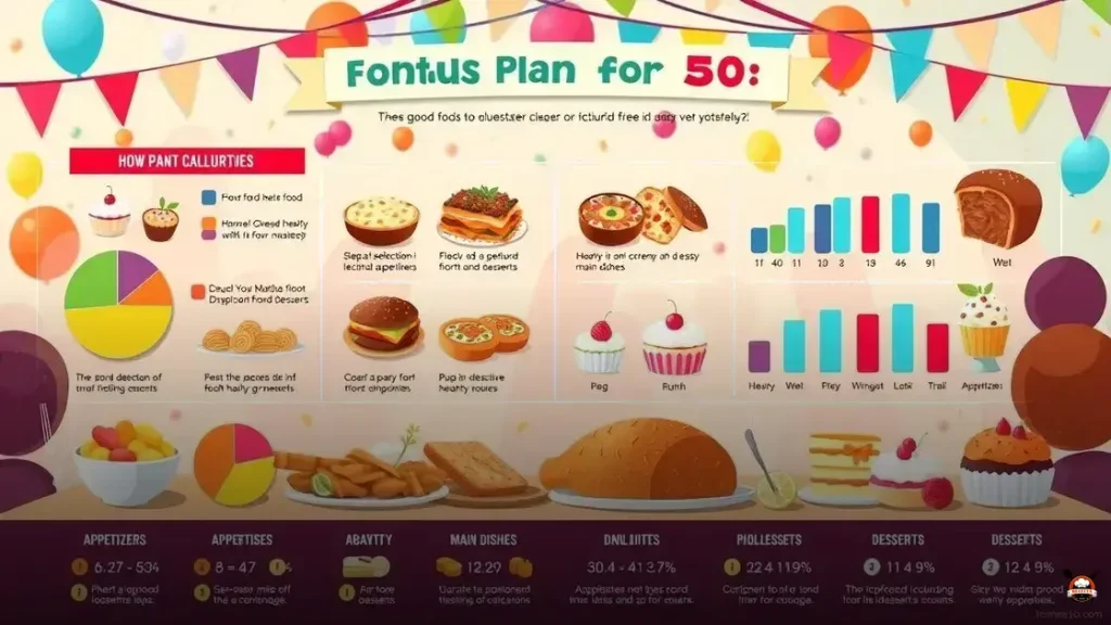 como calcular comida para festa 50 pessoas