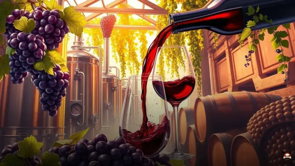 como é feito chopp de vinho