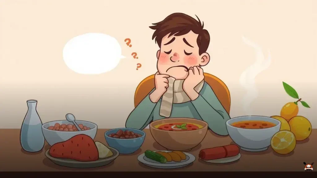 como sentir gosto da comida quando esta com gripe