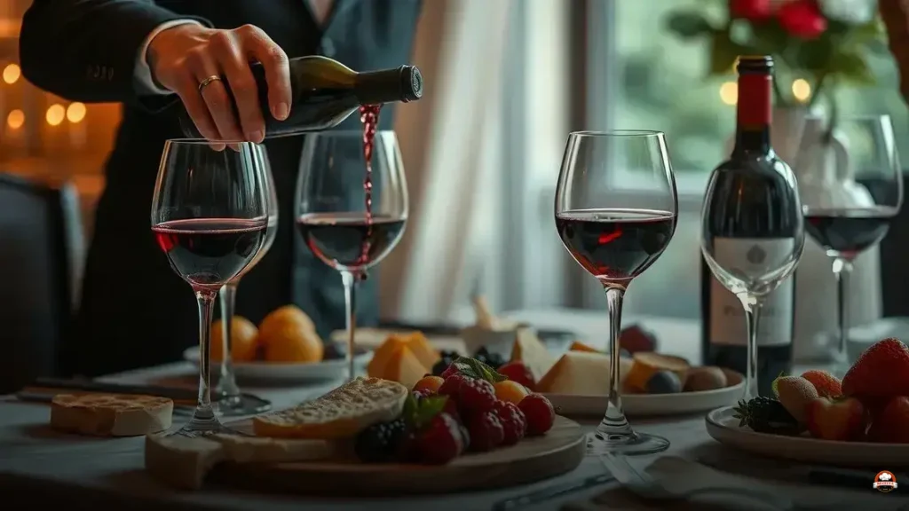 como servir o vinho