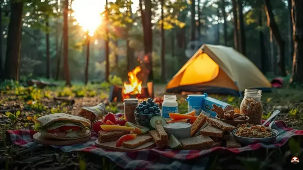 o que levar de comida para acampar