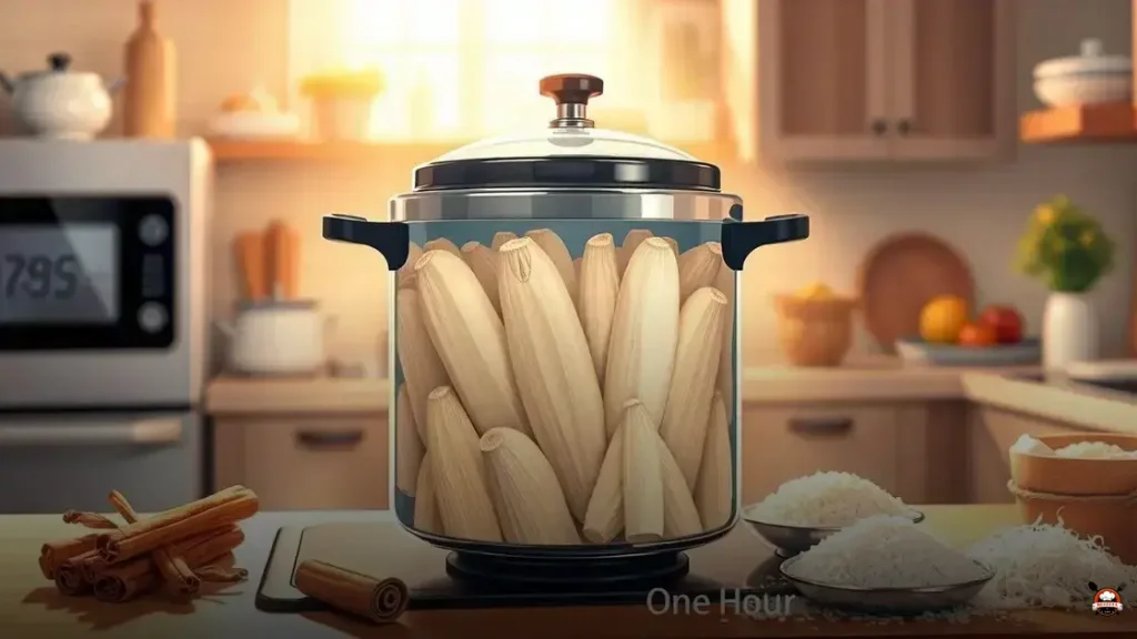 quanto tempo cozinhar a canjica na panela de pressão