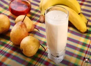 Vitamina de pera com banana: um smoothie surpreendente!