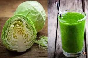 Vitamina de repolho: o segredo refrescante para sua saúde