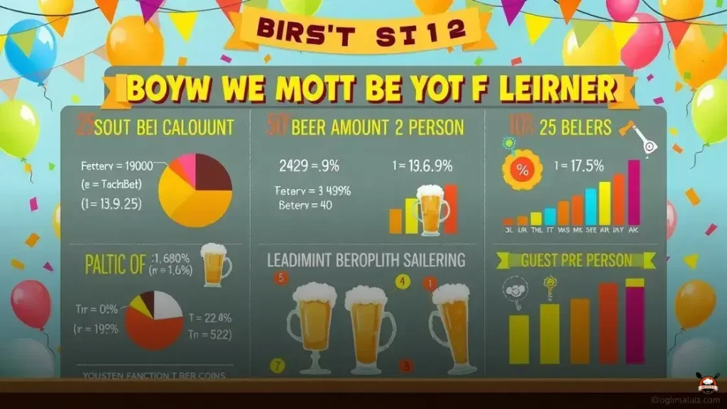como calcular quantidade de cerveja por pessoa