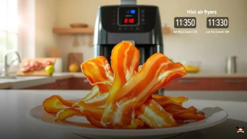 como fazer bacon na airfryer