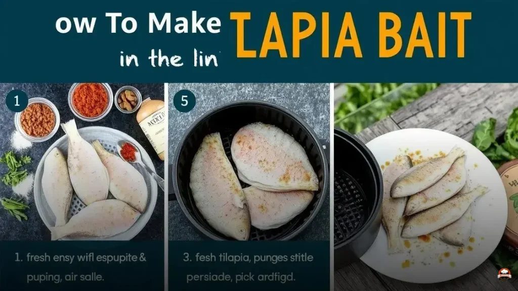 como fazer isca de tilápia na airfryer