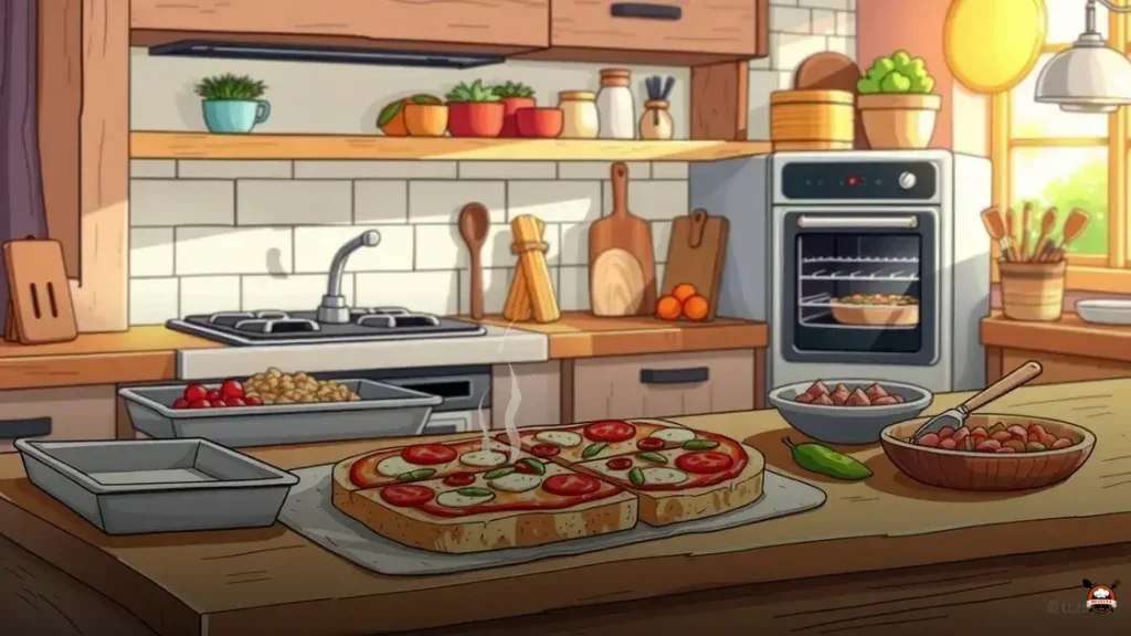 como fazer pizza de pão de forma