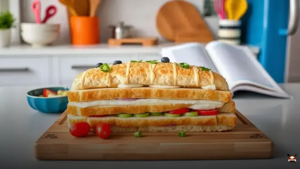 como fazer torta de pão de forma