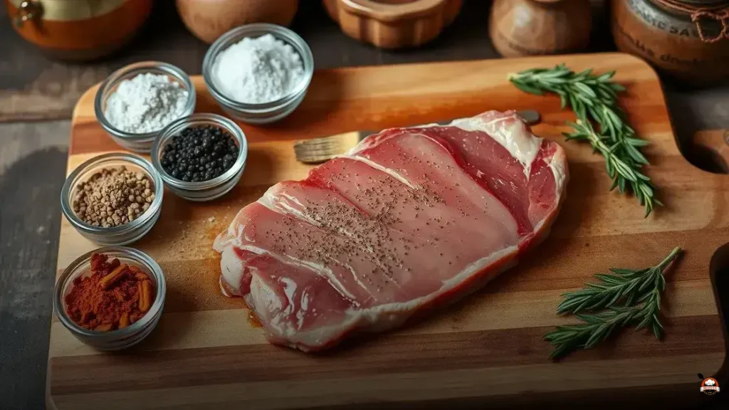 como temperar bife de porco
