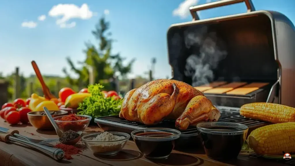 como temperar um frango para churrasco