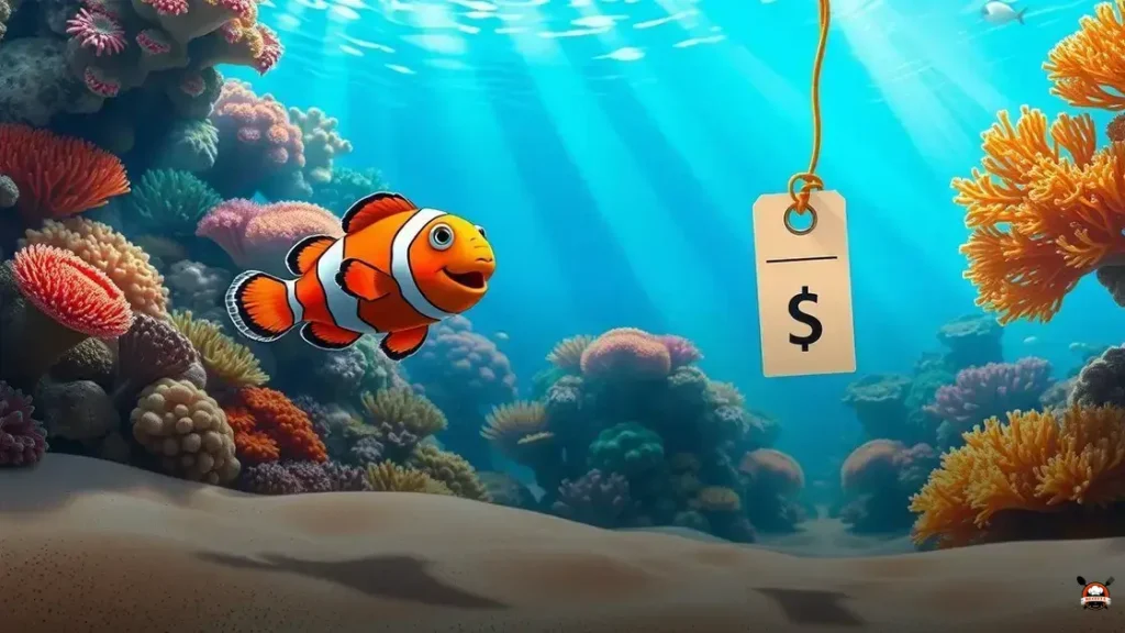 quanto custa um peixe palhaço