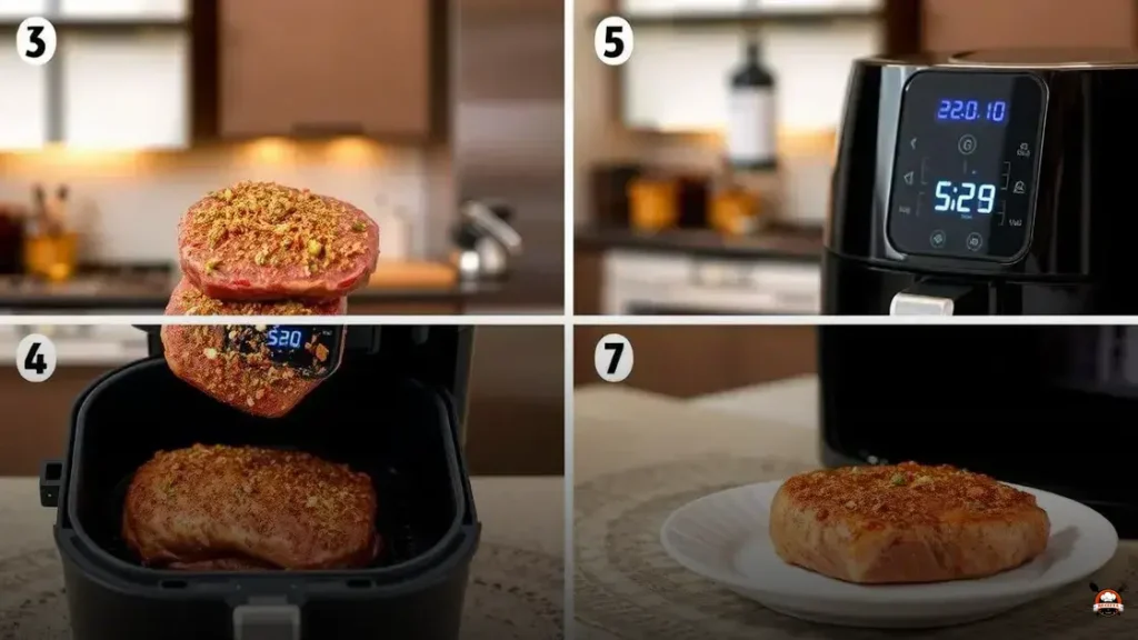 quanto tempo deixar o cupim na airfryer