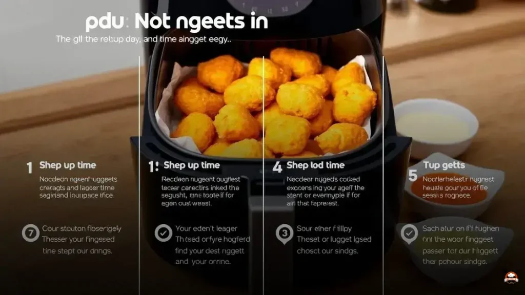 quanto tempo deixar o nuggets na airfryer
