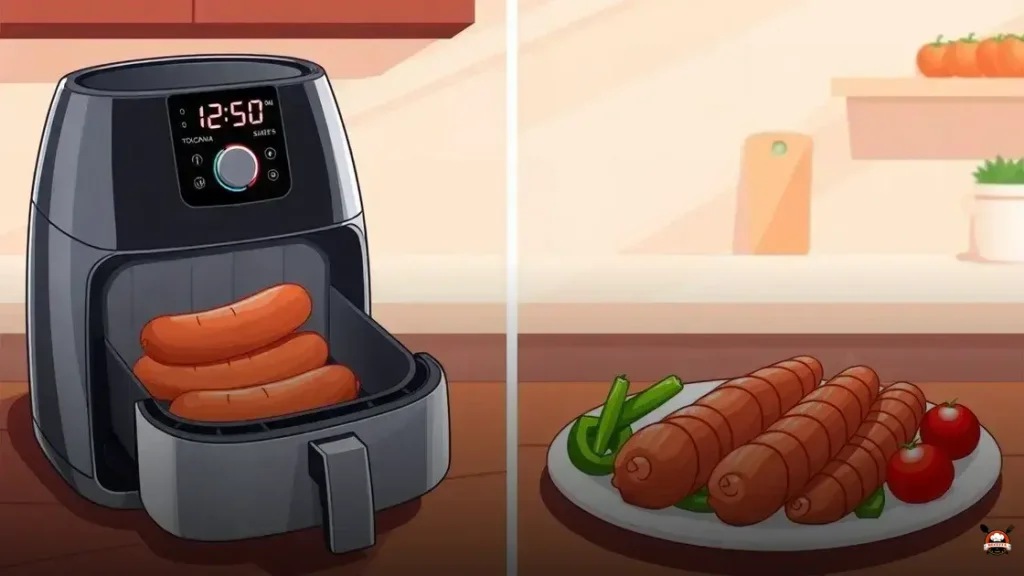 quanto tempo linguiça toscana na airfryer