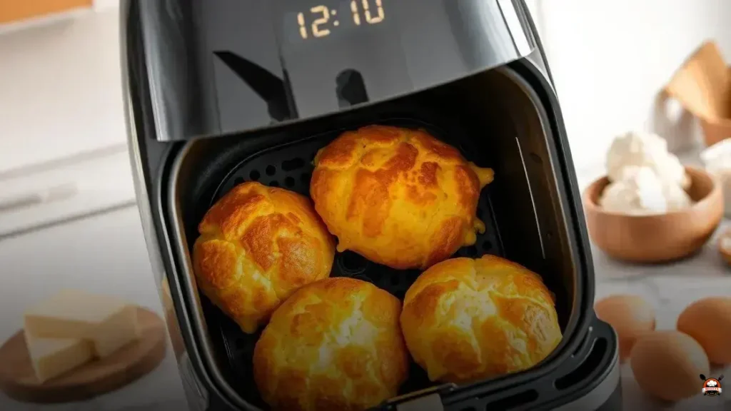 quanto tempo pao de queijo na airfryer