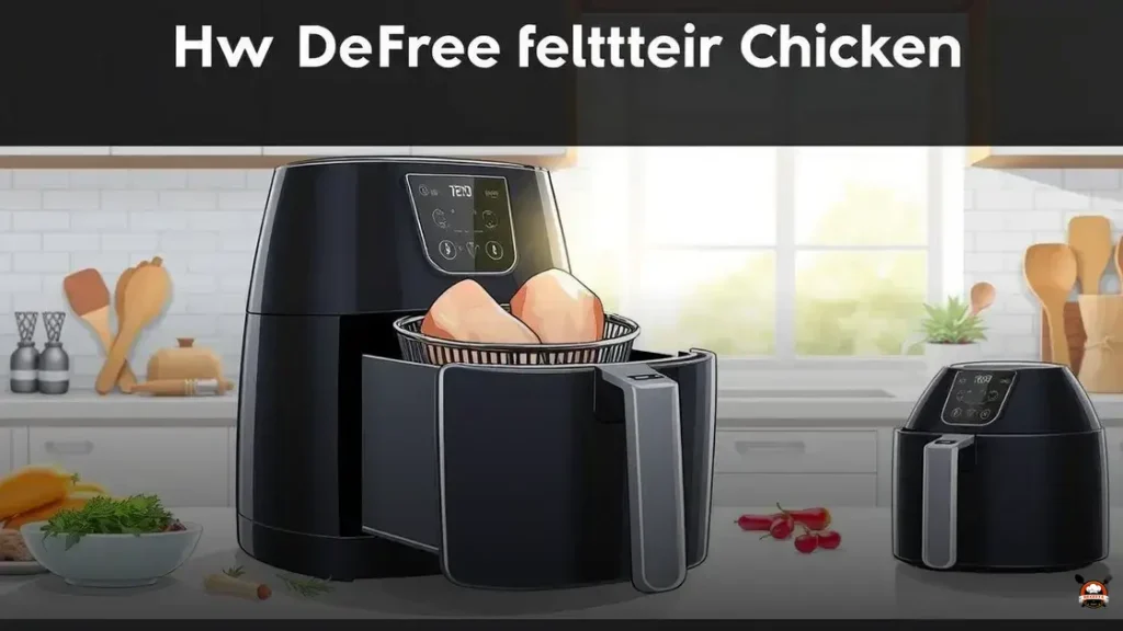 como descongelar frango na airfryer
