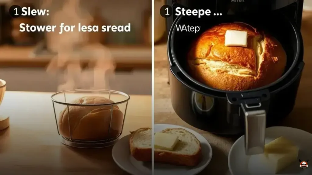 como esquentar pão na airfryer
