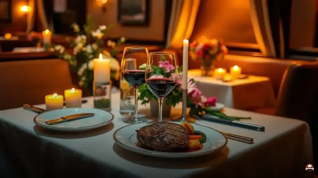 como preparar um jantar romantico