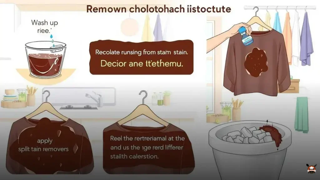 como tirar mancha de chocolate de roupa