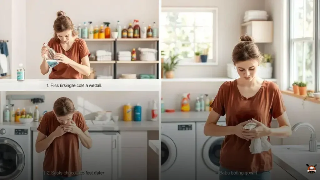 como tirar mancha de chocolate em roupa