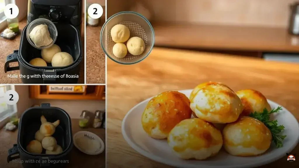da pra fazer pao de queijo na airfryer