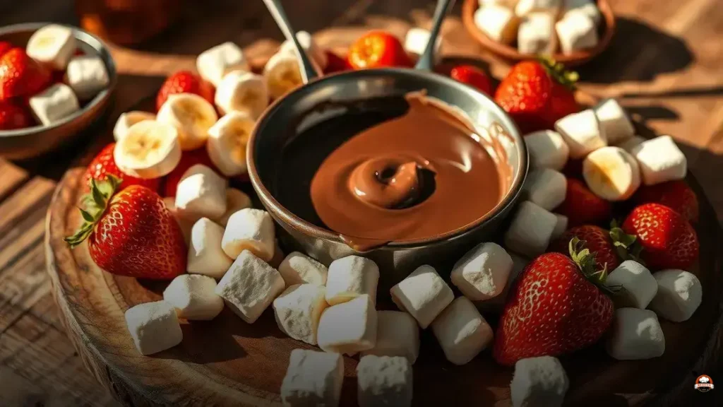 o que é fondue de chocolate